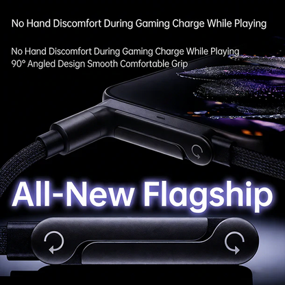 240W Fast Charging 2-in-1 Foldable Fast Charging Cable & Phone Stand